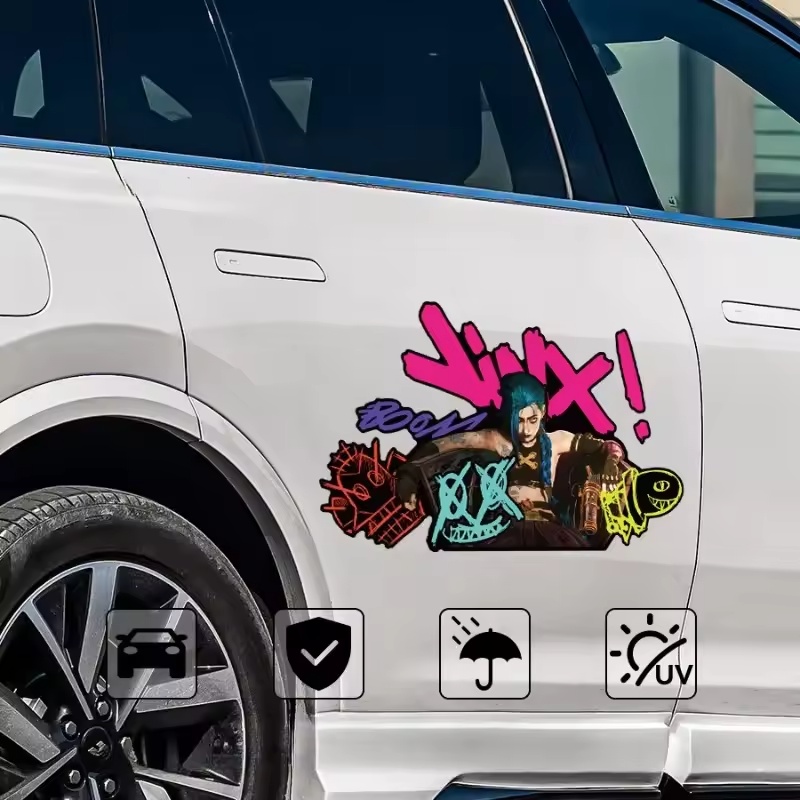 ملصق سيارة عاكس للضوء بتصميم ج - مراجعة Car Accessories For Decoration وسعره