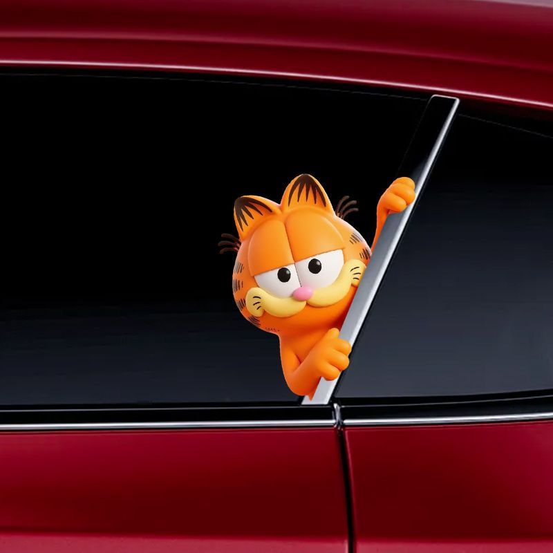 ملصقات غارفيلد الكرتونية اللطي - مراجعة Car Accessories For Decoration وسعره