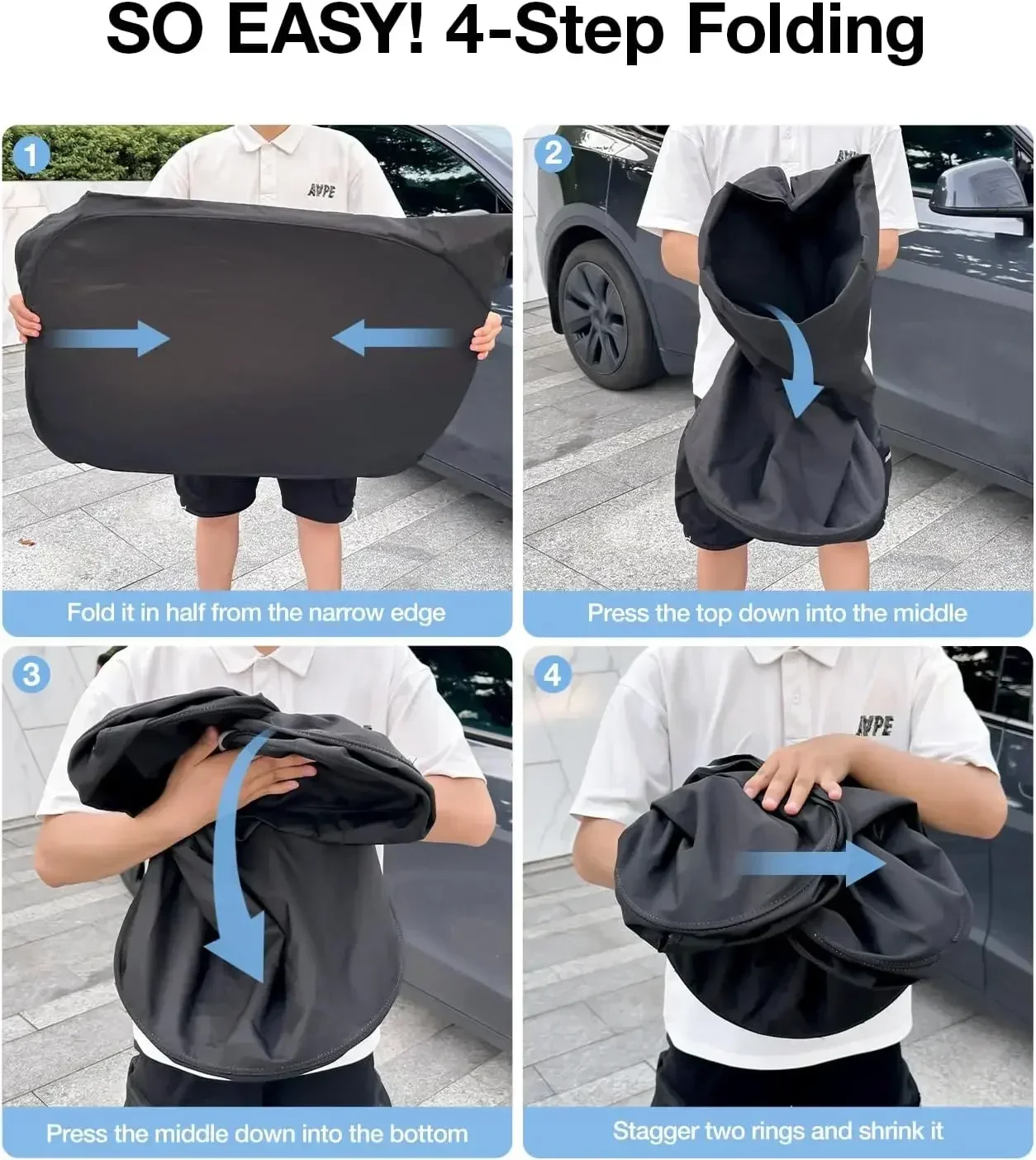 واقي شمس للسيارة للزجاج الأمام - مراجعة Car Accessories Interior وسعره
