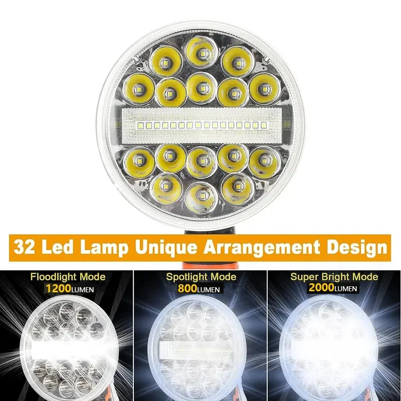مصباح عمل LED بقوة 2000 لومن ل - مراجعة Car Accessories Job وسعره